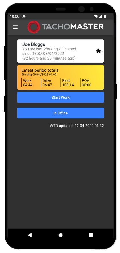 Tachomaster Worker - Login to Work