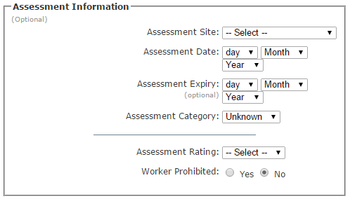 Worker Assessment